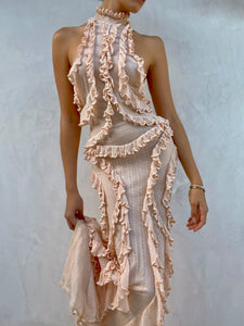 Spring 2016 Alexander McQueen Runway Ruffle Gown