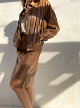 Load image into Gallery viewer, Loewe F/W 2002 Leather Skirt Suit
