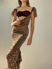 Load image into Gallery viewer, D&amp;G Spring 2004 Runway Leopard Print Dress
