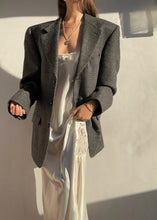 Load image into Gallery viewer, Vintage Yves Saint Laurent Grey Boxy Blazer
