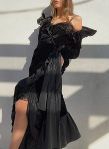 1980's Yves Saint Laurent Rive Gauche Gown
