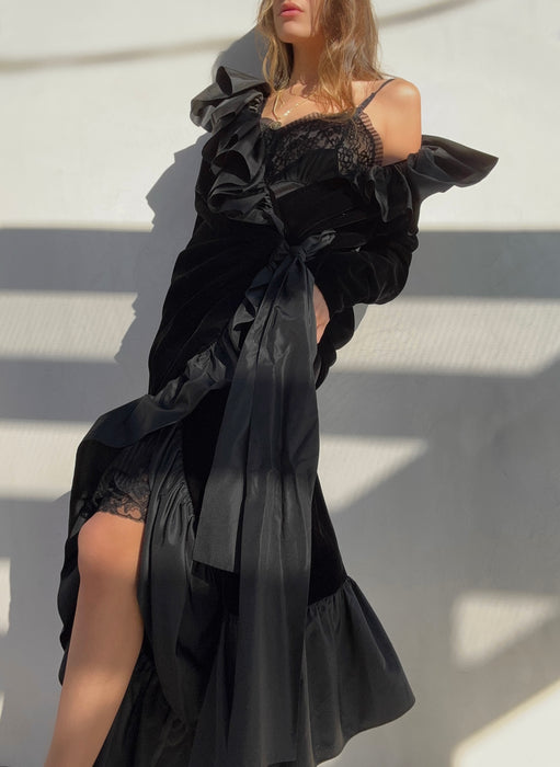 1980's Yves Saint Laurent Rive Gauche Gown