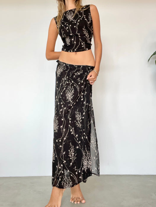 90's Max Mara Skirt Set