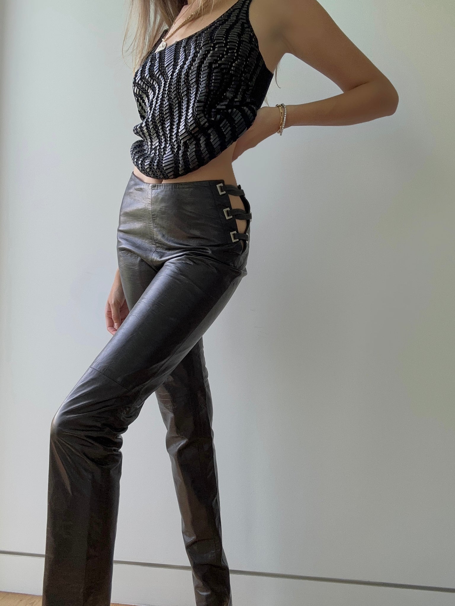 Tom ford leather pants sale