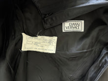 Load image into Gallery viewer, F/W 1998 Gianni Versace Runway Black Leather Long Gown
