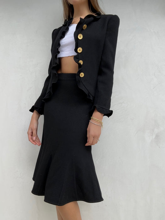 1990's Valentino Skirt Suit