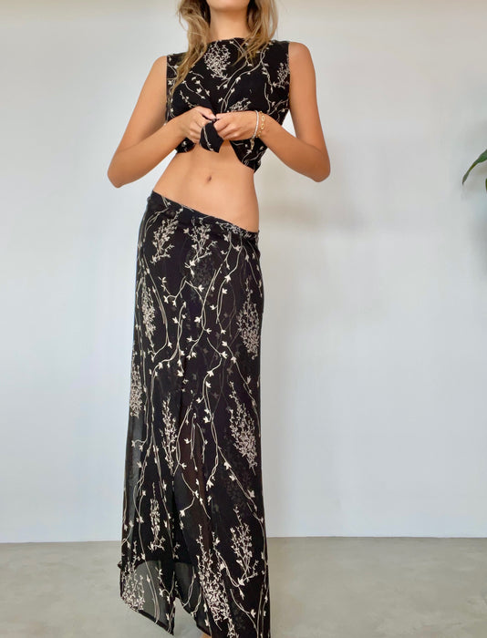 90's Max Mara Skirt Set