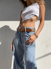 Load image into Gallery viewer, Vintage Miu Miu Brown Leather Belt
