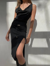 Load image into Gallery viewer, 1990&#39;s Gucci Tom Ford Black Mid-Length Dress
