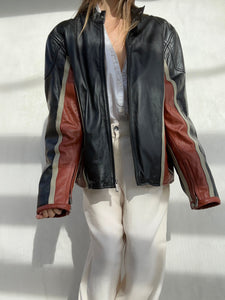 Vintage Wilson Leather Moto Jacket