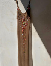 Load image into Gallery viewer, 1990&#39;s Antik Batik Hand Beaded Sheer Dress
