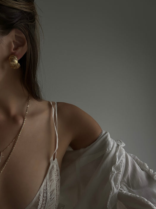 1990's Givenchy Half Moon Earrings