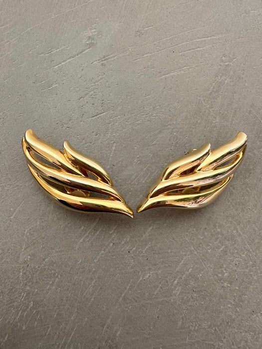 1990's Givenchy Angel Wing Earrings