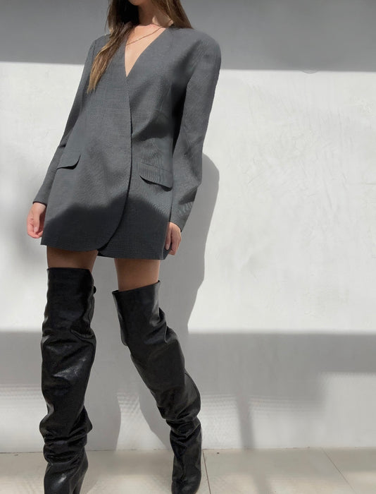 1990's Giorgio Armani Mini Tuxedo Dress