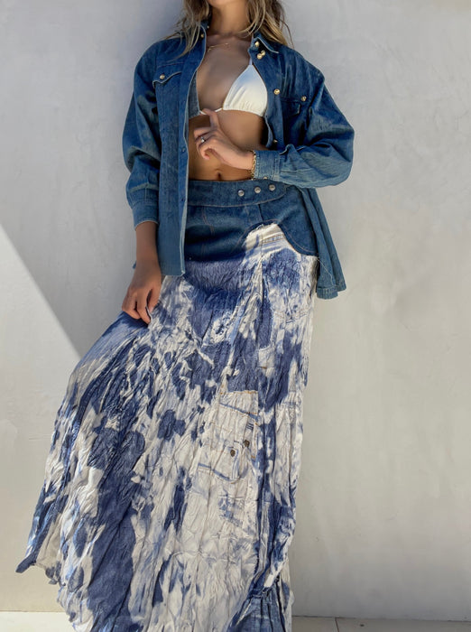 Just Cavalli Denim Skirt