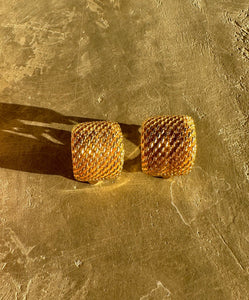 1990’s Givenchy Basket-Weave Earrings