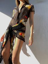 Load image into Gallery viewer, Vintage 3 Piece Silk Gown Set
