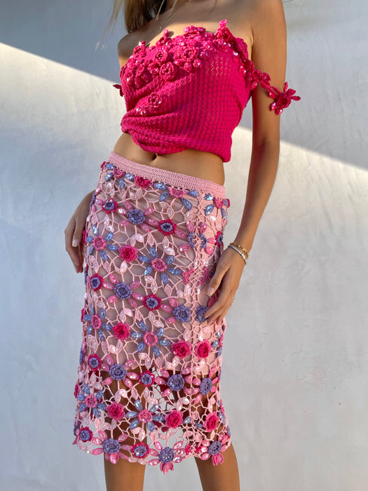 Vintage MOSCHINO Skirt Set