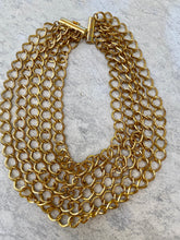 Load image into Gallery viewer, Chunky Gold tone necklace
