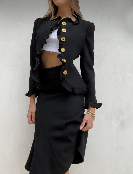 1990's Valentino Skirt Suit