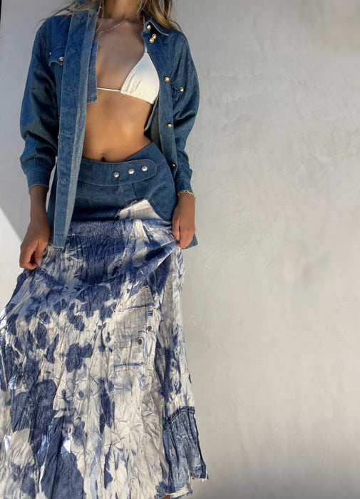 Just Cavalli Denim Skirt