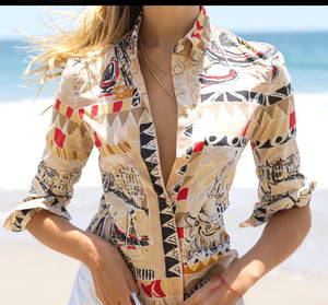 PRADA button up shirt.