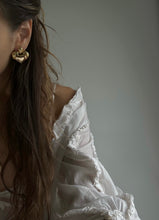Load image into Gallery viewer, 1980&#39;s Givenchy Gold Tone Heart Earrings
