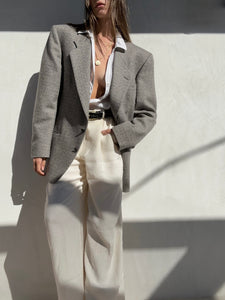 Vintage Pierre Cardin Grey Wool Blazer