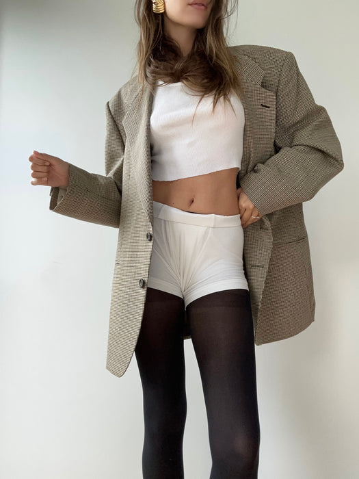 1990's Yves Saint Laurent Houndstooth Blazer
