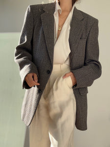 Christian Dior Herringbone Tweed Blazer