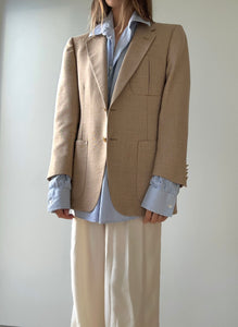 1980's Lanvin Paris Wool Blazer