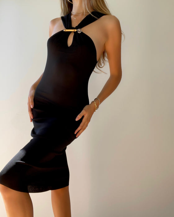 Gucci Tom Ford Bamboo Pin Dress