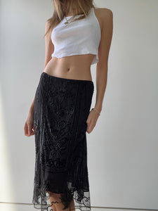 1990's Dolce Gabbana Beaded Skirt