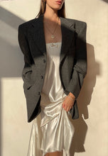 Load image into Gallery viewer, Vintage Yves Saint Laurent Grey Boxy Blazer
