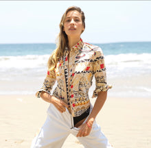 Load image into Gallery viewer, PRADA button up shirt.
