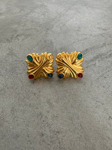 Rare 1990's Fendi Clip On Earrings