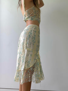 1990’s Dreamy Christian Lacroix Lace Sheer Set