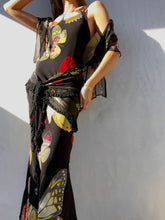 Load image into Gallery viewer, Vintage 3 Piece Silk Gown Set

