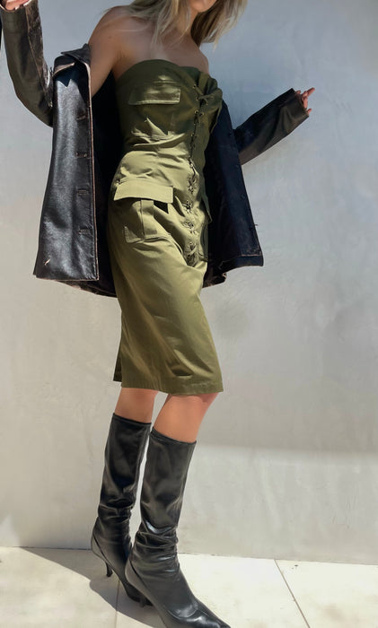 RARE Yves Saint Laurent By Tom Ford Safari Dress