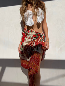 RARE 1990's Valentino Silk Skirt