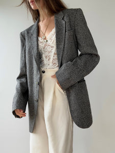 1980's Guy Laroche Paris Tweed Blazer
