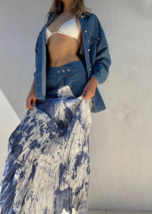 Just Cavalli Denim Skirt