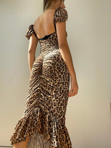 D&G Spring 2004 Runway Leopard Print Dress