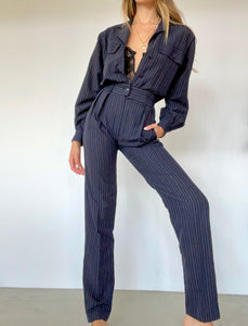 Vintage Escada Pinstripe Suit