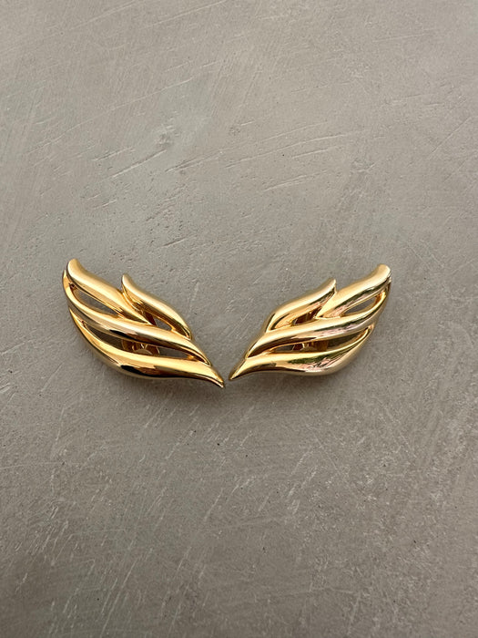 1990's Givenchy Angel Wing Earrings