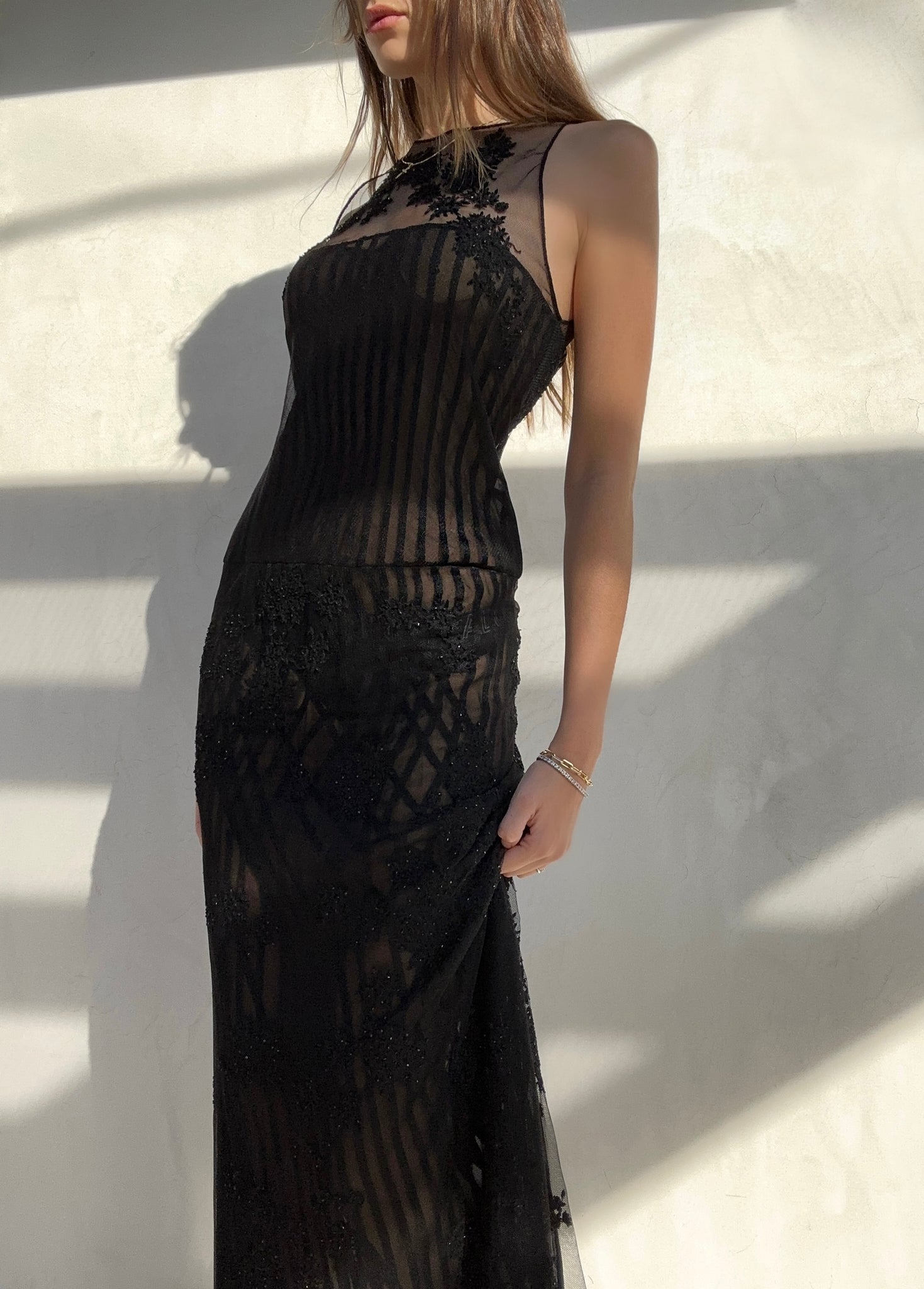 loewe evening dress LOEWE Embellished Open-back Draped Jersey Gown - Women - Black Dresses