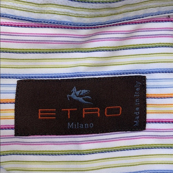 ETRO Milano oversized boyfriend button down