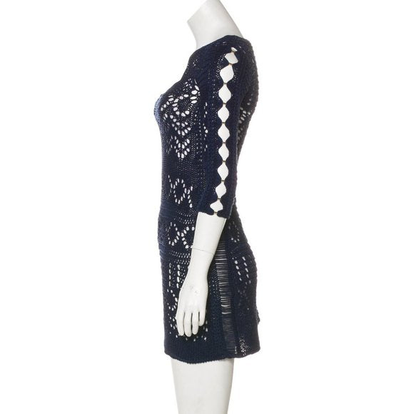 Emilio Pucci Crochet Mini Dress