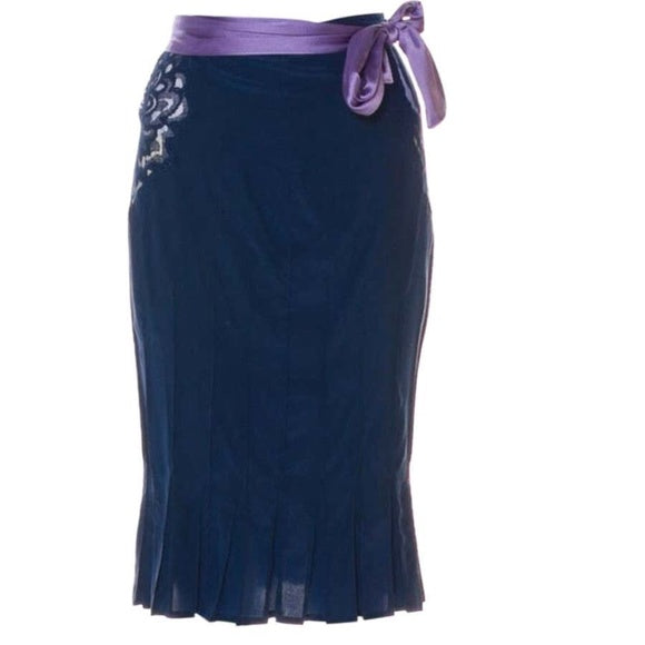 RARE Yves Saint Laurent by Tom Ford Silk Runway Skirt