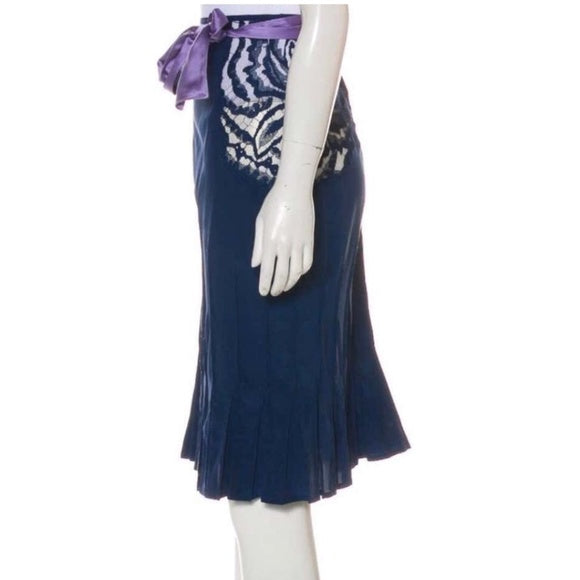RARE Yves Saint Laurent by Tom Ford Silk Runway Skirt